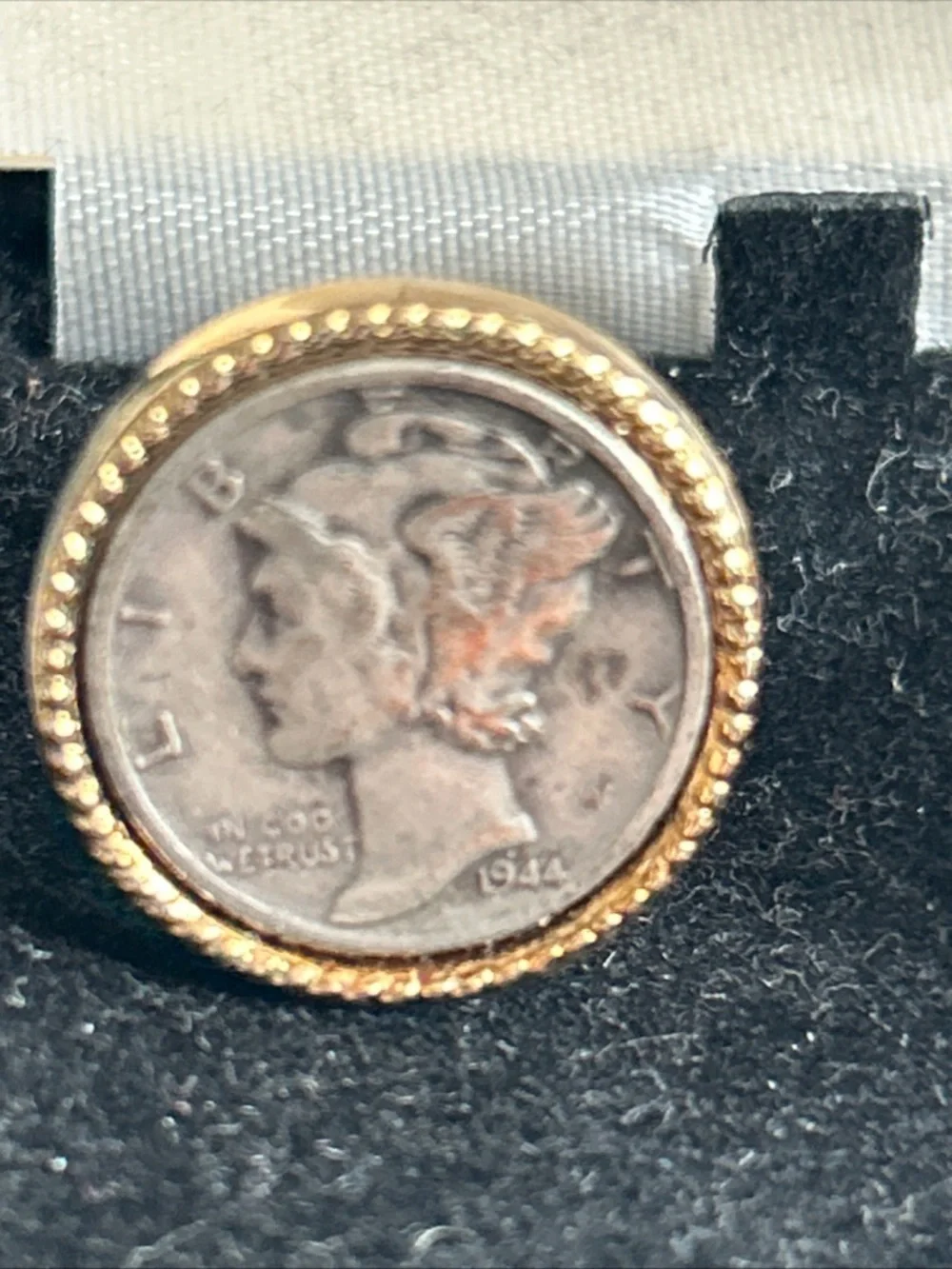 MEN’S 1944 & 1939 Mercury Dime Cufflinks